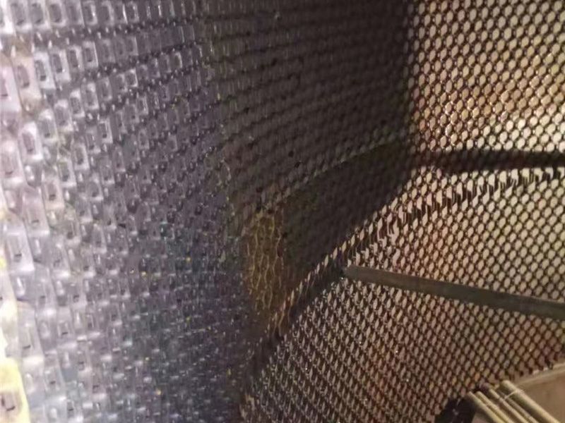 高強耐磨料施工現場